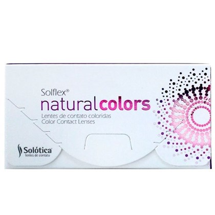 Lentes de Contato Colorida Solflex Natural Colors Com Grau