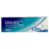 Lentes de contato Dailies Aqua Comfort Plus com 10 unidades
