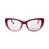 Óculos de Grau Bulget BG 6407 C02 52 Vermelho