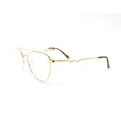 Óculos de Grau Bulget BG2098 04A 53 Dourado