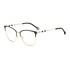 Óculos de Grau Carolina Herrera CH0040 RHL 54 Preto e Dourado