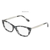 Óculos de Grau Feminino Dolce & Gabbana DG 3279 3132 53 Club Black Silver