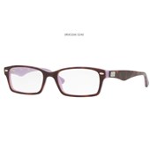 Óculos de Grau Ray Ban Optics RB5206 5240 Havana sobre Violeta