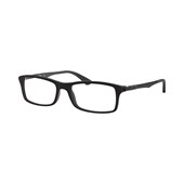 Óculos de Grau Ray Ban Optics RB7017 5196 56 Preto Fosco