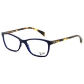 Óculos de Grau Ray Ban Optics RB7108L 5696 53 Azul Marinho