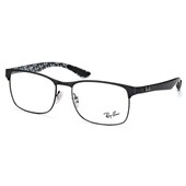Óculos de Grau Ray Ban Optics RB8416L 2503 55 Metal Preto