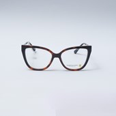 Óculos de Grau Sabrina Sato SS626 C7 54 Marrom e Nude